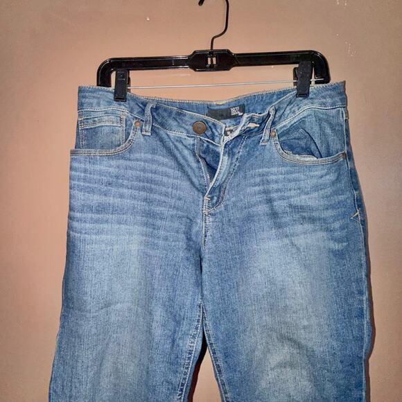 1822 Women's Blue Denim Cropped Jeans - Size 10 - Picture 6 of 6